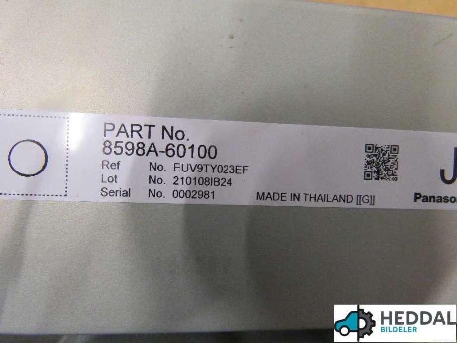 Styreenhet diverse til Toyota Land Cruiser 150 2014-->> (Fase 2) (TOYOTA|8598A-60100|)
