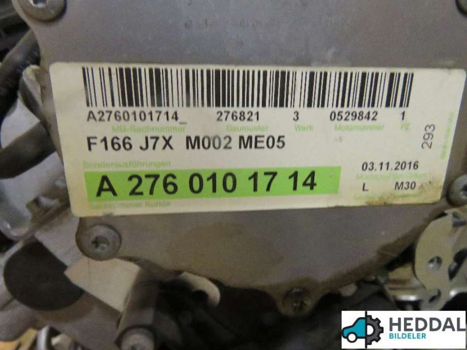 Motor bensin til Mercedes GLE 2015-2018 (Fase 2) (W166) (W166) (MERCEDES|A 276 010 17 14|)