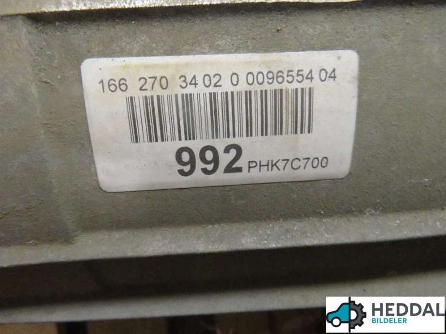 Girkasse automat til Mercedes GLE 2015-2018 (Fase 2) (W166) (W166) (MERCEDES|A 166 270 34 02|)