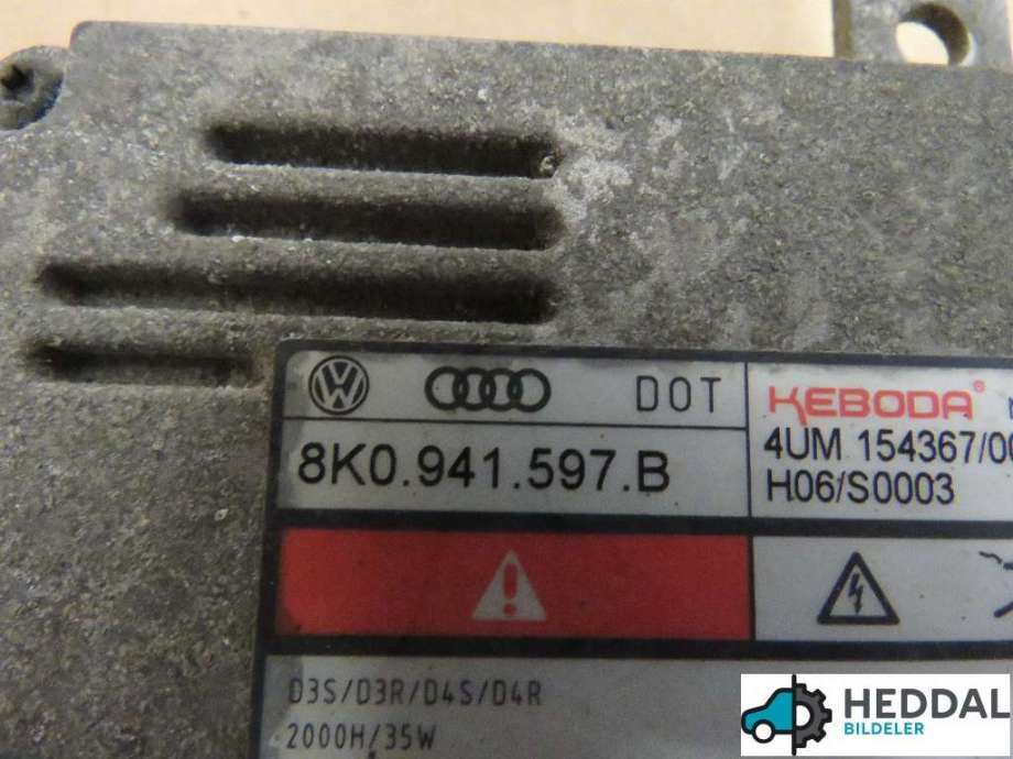 Styreenhet xenon/ballast til Škoda Superb 2015-->> (Type III)  (SKODA|8K0941597B|)