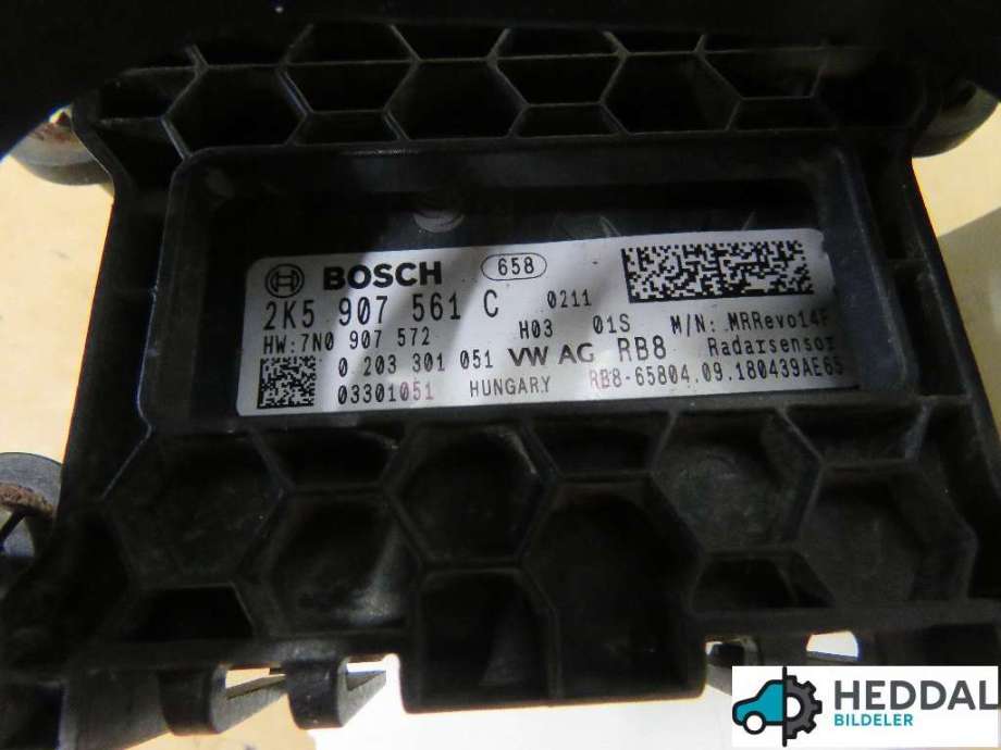 Sensor radar til VW Caddy 2015-2020 (Type III, Fase 3) (VOLKSWAGEN|2K5907561C|)