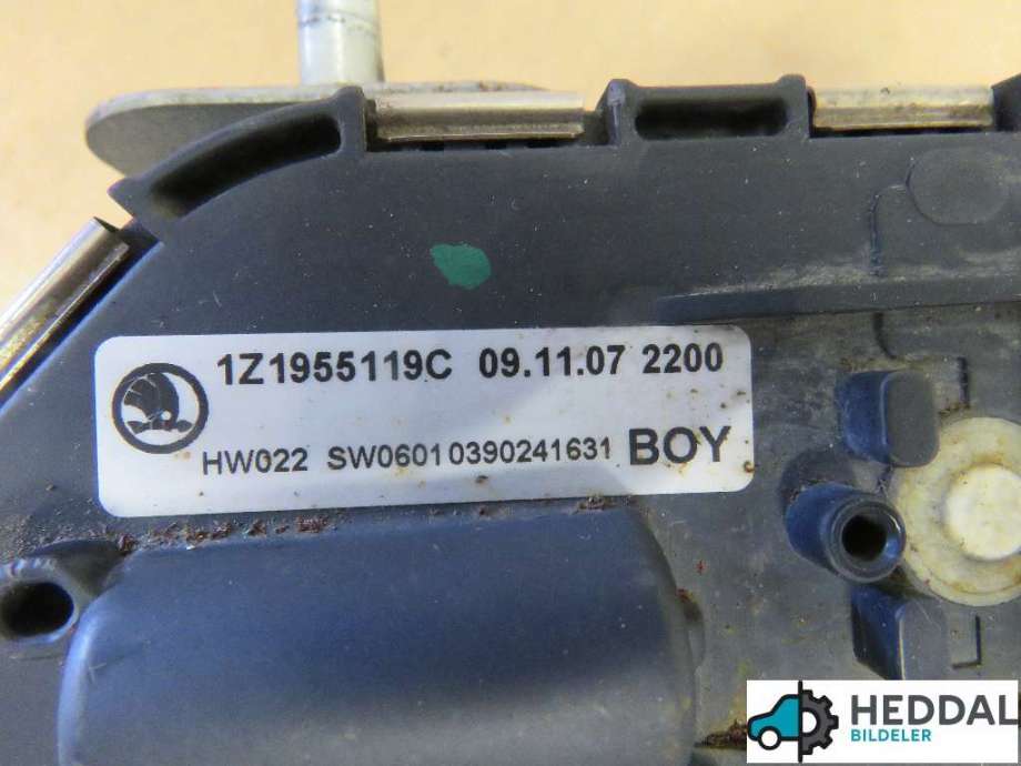 Viskermotor frontrute til Škoda Octavia 2009-2013 (Type II, Fase 2)  (SKODA|1Z1 955 119 C||1T0 998 754)
