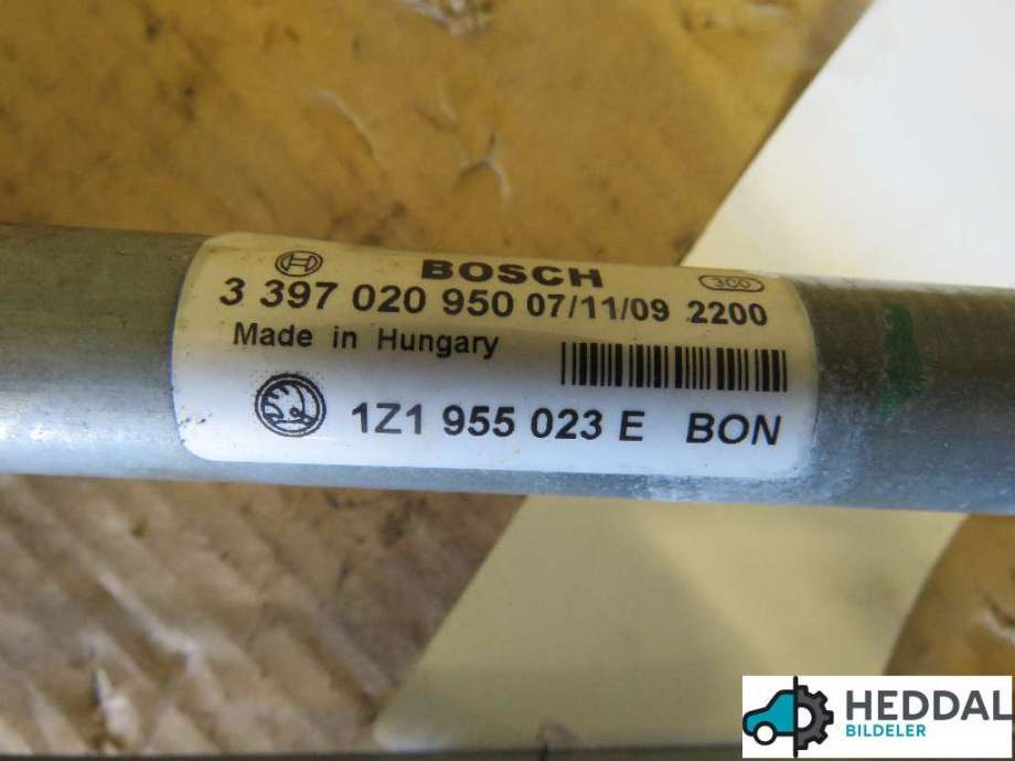 Viskermotor frontrute til Škoda Octavia 2009-2013 (Type II, Fase 2)  (SKODA|1Z1 955 119 C||1T0 998 754)