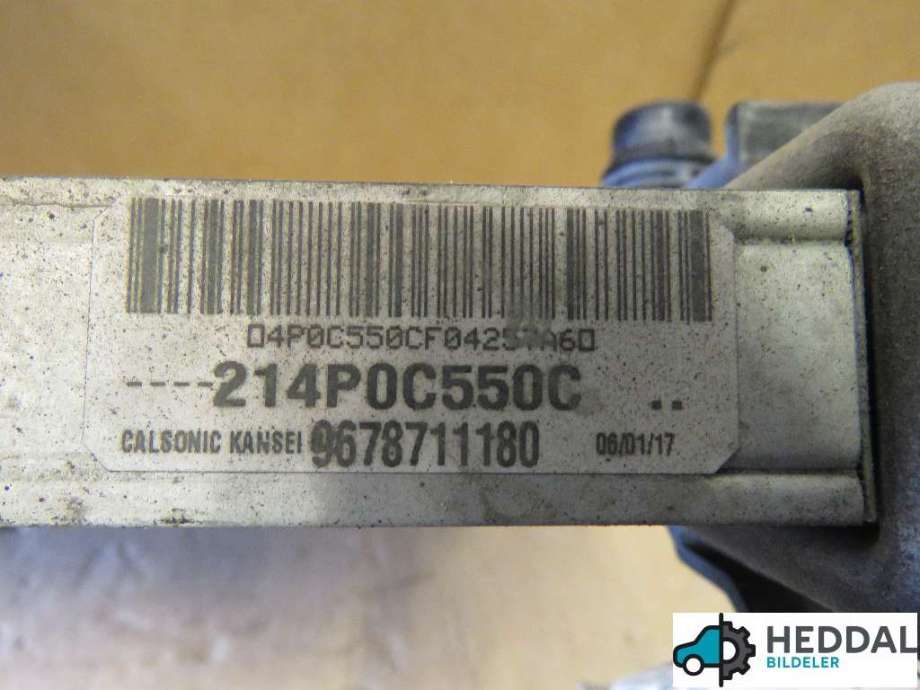 Radiator (manuell gir) til Toyota Proace 2016-->> (Type II)  (TOYOTA||9678711180)