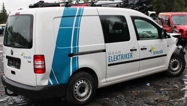 VW Caddy 2010-2015 (Type III, Fase 2) , Motorkode: CAYD, Girkassekode: MHZ