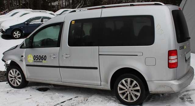 VW Caddy 2010-2015 (Type III, Fase 2) , Motorkode: CAYD, Girkassekode: NUD