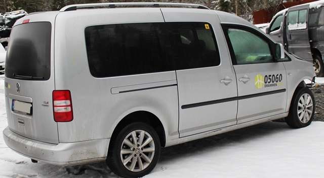 VW Caddy 2010-2015 (Type III, Fase 2) , Motorkode: CAYD, Girkassekode: NUD