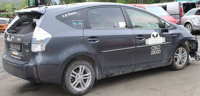 Toyota Prius +7 2012-2020 (Type III) (stasjonsvogn) (stasjonsvogn), Motorkode: 2ZR-FXE, Girkassekode: 