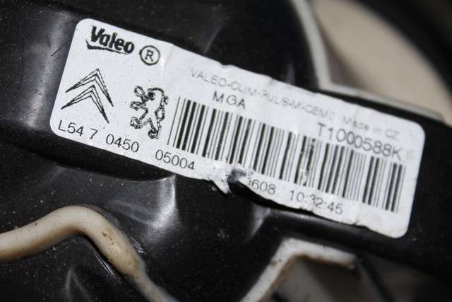 Varmeapparat motor til Peugeot 308 2007-2011 (Type I, Fase 1)  (VALEO|T1000588K|)