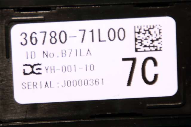 Styreenhet comfort (BCM) til Suzuki Swift 2011-2017 (SUZUKI|36780-71L00|)