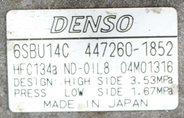Aircondition kompressor til BMW X1 2009-2015 (E84) (E84) (DENSO|447260-1852|)
