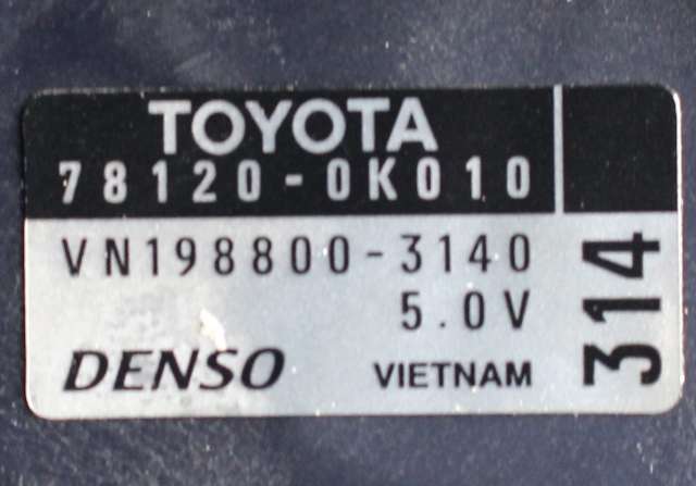 Pedal gass til Toyota Hilux 2006-2011  (DENSO|198800-3140|78120-0K010|)