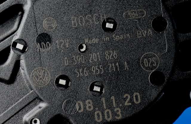 Viskermotor bakrute til VW Golf VI 2008-2012 (BOSCH|0 390 201 826|5K6 955 711 A|)