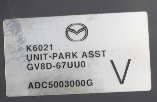 Styreenhet parkering til Mazda 6 2010-2013 (Type II, Fase 2)  (MAZDA|GV8D-67UU0|)