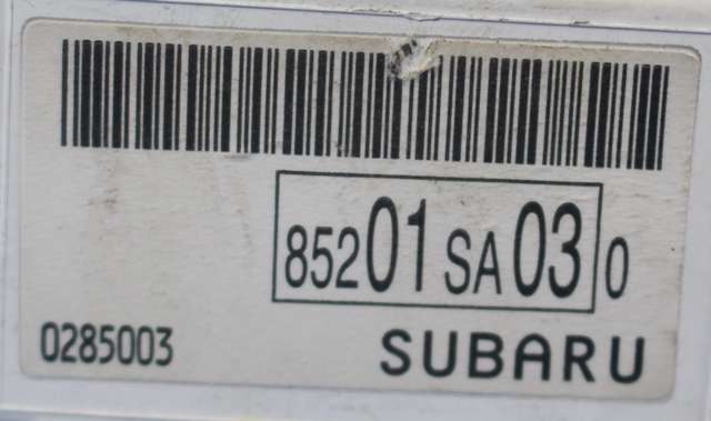 Instrument klokke til Subaru Forester 2005-2008 (Type II, Fase 2) (SUBARU|85201-SA030|)