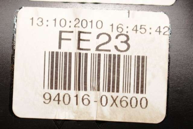 Instrumentpanel til Hyundai i10 2008-2013 (Type I)  (HYUNDAI|94016-0X600|)