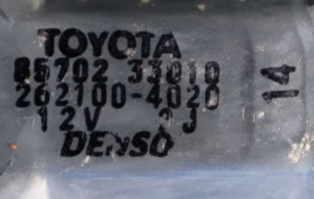 Ruteheis venstre foran til Toyota Corolla 2007-2013 (DENSO|262100-4020|85702-33010|)