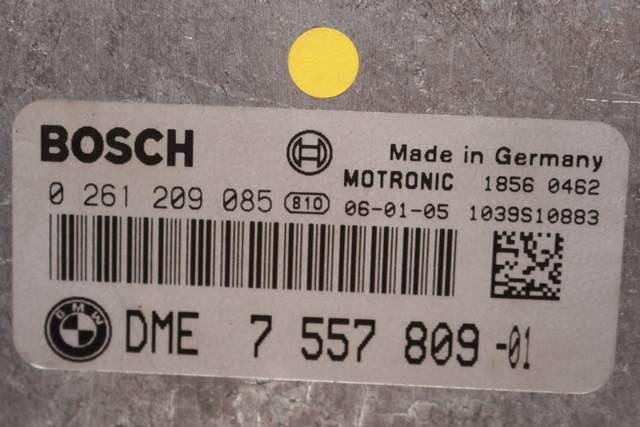 Styreenhet motor til BMW 3-Serie 2005-2011 (E90/E91/E92/E93) (E90/E91/E92/E93) (BOSCH|0 261 209 085|7 557 809|)