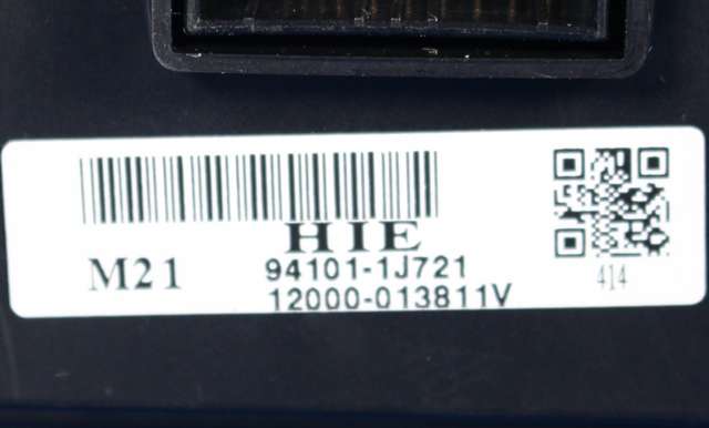 Instrument klokke til Hyundai i20 2009-2014 (Type I) (HYUNDAI|94101-1J721|)