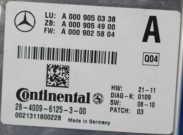 Kamera til Mercedes GLK 2008-2015 (X204) (X204) (MERCEDES|A 000 905 03 38|)