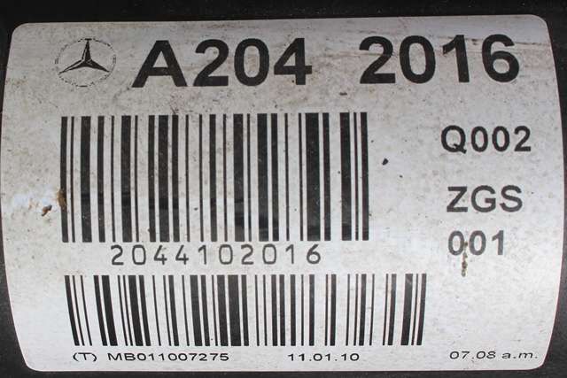 Mellomaksel til Mercedes C-Klasse 2007-2011 (Fase 1) (W204) (W204) (MERCEDES|A 204 410 20 16|)
