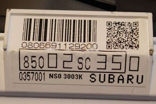 Instrumentpanel til Subaru Forester 2008-2013 (Type III)  (SUBARU|85002-SC350|)
