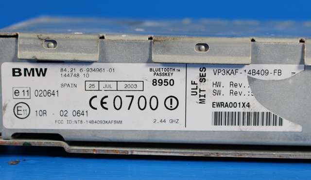 Styreenhet bluetooth til BMW X3 2003-2006 (Fase 1) (E83) (E83) (BMW|6 934 961|)