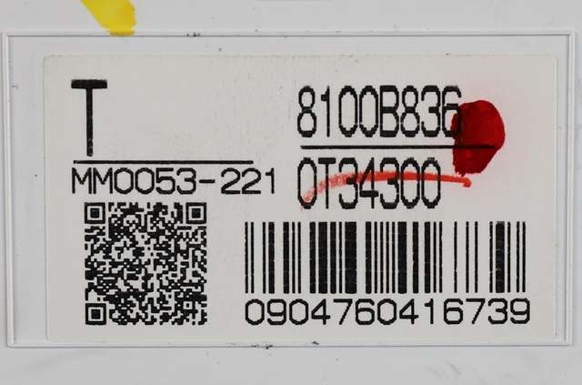 Instrumentpanel til Peugeot 4008 2012-2017 (MITSUBISHI|8100B836|)