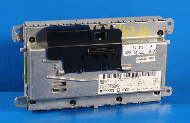 Bilstereo navigasjon skjerm til Audi Q7 2006-2010 (Type I, Fase 1)  (VAG|4F0 919 603 B|)