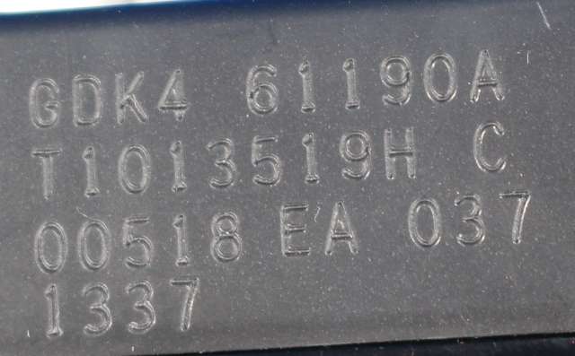 Varmeapparat betjening til Mazda 6 2010-2013 (Type II, Fase 2) (MAZDA|GDK4-6119-0A|)