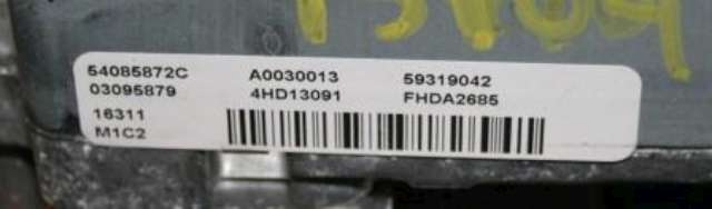 Rattaksel elektrisk servo til Mazda 2 2011-2014 (Type II, Fase 2)  (FORD|FG16-A596C1-SH|DF71-32-10X|)