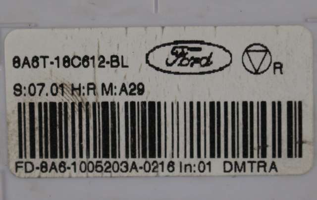 Varmeapparat betjening til Ford Fiesta 2008-2012 (Type VI, Fase 1)  (FORD|8A6T-18C612-BL|)
