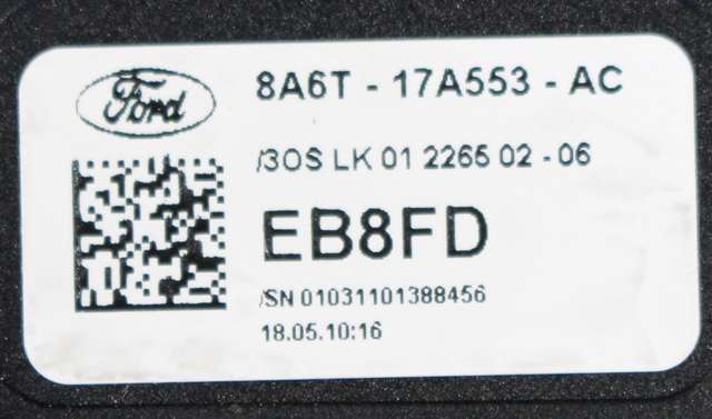 Bryter visker til Ford Fiesta 2008-2012 (Type VI, Fase 1) (FORD|8A6T-17A553-AC|)