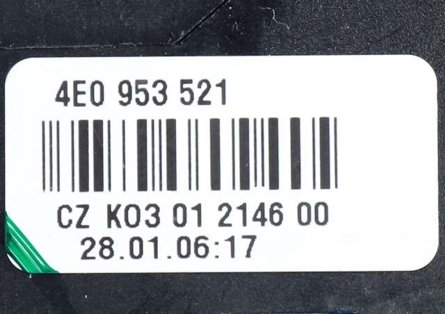 Bryter cruise control til Audi Q7 2006-2010 (Type I, Fase 1)  (VAG|4E0 953 521|)