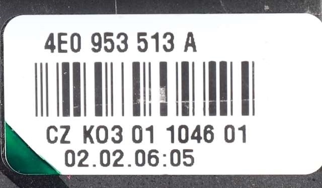 Bryter blink til Audi Q7 2006-2010 (Type I, Fase 1)  (VAG|4E0 953 513 A|)
