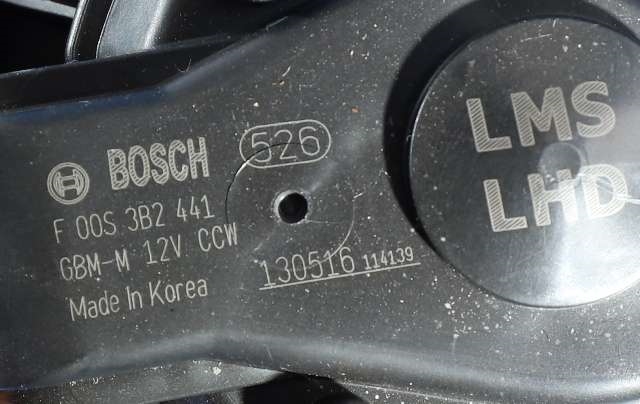 Varmeapparat motor til Kia Sportage 2010-2016 (Type III)  (BOSCH|F 00S 3B2 441|)