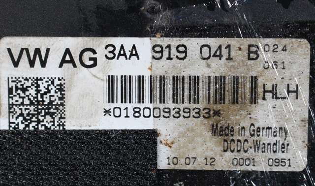Styreenhet diverse til VW Up 2012-2019  (VAG|3AA 919 041 B|)
