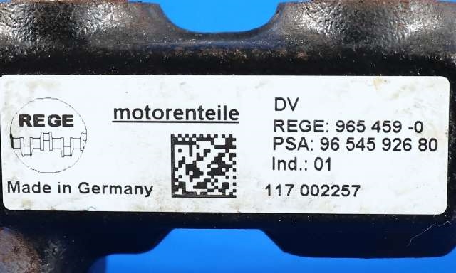 Dyseskinne (fuelrail) til Citroën Jumpy 2007-2016 (Type II)  (PEUGEOT|96 545926 80|)