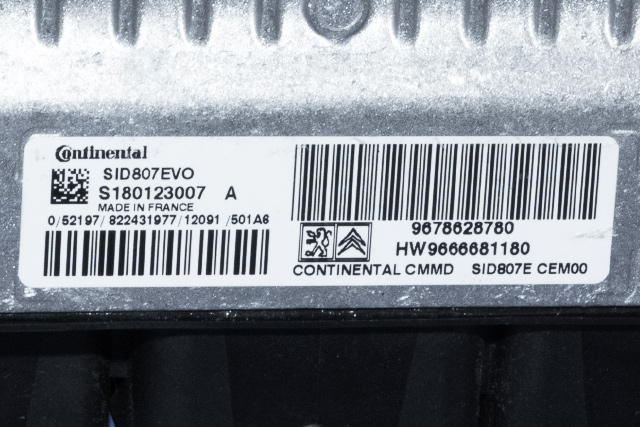 Styreenhet motor til Peugeot 508 2011-2014 (Type I, Fase 1) (CONTINENT.|S180123007-A|96 786287 80|)