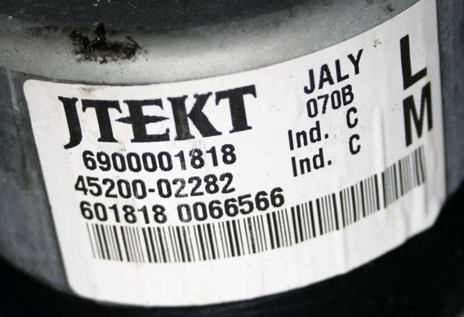 Rattaksel elektrisk servo til Toyota Auris 2010-2012 (Type I, Fase 2) (JTEKT|6900001818|45200-02282|)