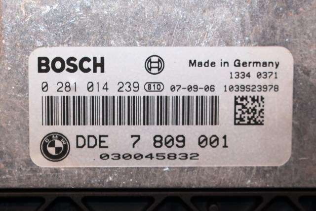 Styreenhet motor til BMW 1-Serie 2004-2011 (E81/E82/E87/E88) (E81/E82/E87/E88) (BOSCH|0 281 014 239|7 809 001|)