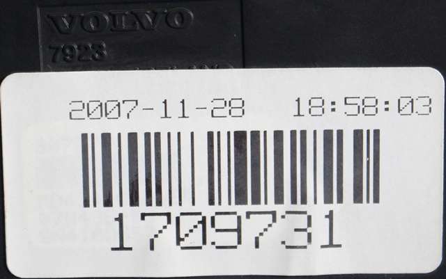 Bilstereo betjeningspanel til Volvo V70 2007-2013 (Type III, Fase 1)