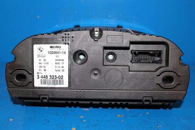 Instrumentpanel til BMW X3 2007-2010 (Fase 2) (E83) (E83) (BORG|1024641-14|62.11-3 448 323|)