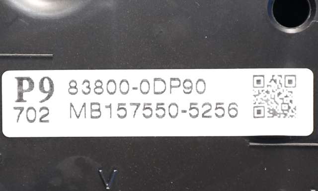 Instrumentpanel til Toyota Yaris 2012-2014 (Type III, Fase 1)  (DENSO|157550-5256|83800-0DP90|)