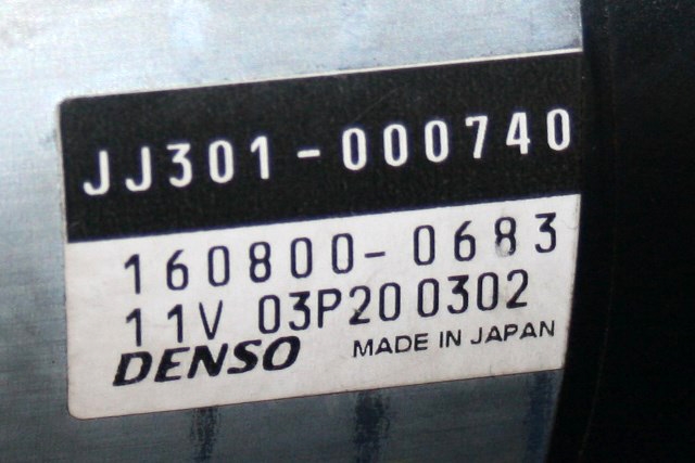 Rattaksel elektrisk servo til Toyota Yaris 2012-2014 (Type III, Fase 1) (DENSO|160800-0683|JJ301-000740|)