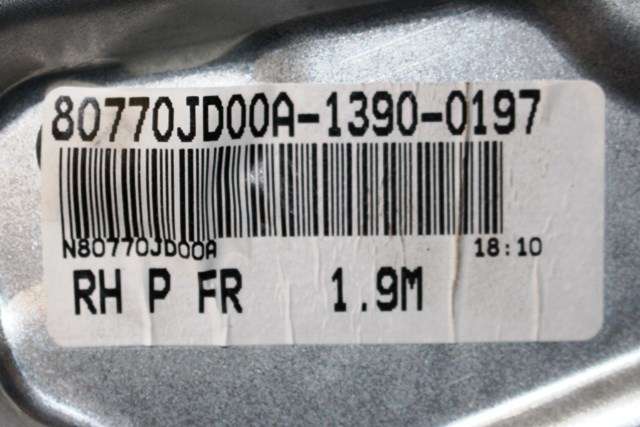 Ruteheis høyre foran til Nissan Qashqai 2010-2014 (Type I, Fase 2)  (NISSAN|80770-JD00A|)