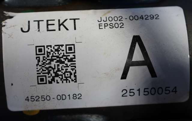 Rattaksel elektrisk servo til Toyota Yaris 2012-2014 (Type III, Fase 1) (JTEKT|JJ002-004292|45250-0D182|)