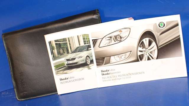 Instruksjonsbok til Škoda Fabia, 2010-2014 (Type II, Fase 2)