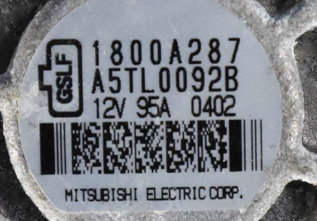 Dynamo til Mitsubishi ASX 2010-2019  (MITSUBISHI|1800A287|)