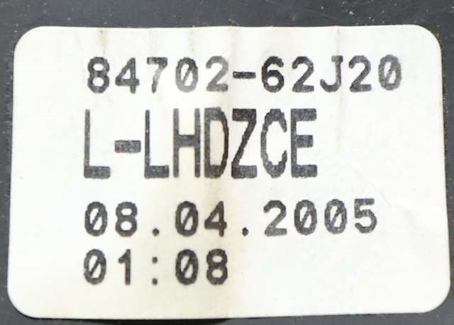 Speil venstre til Suzuki Swift 2005-2010  (SUZUKI|84702-62J20|)